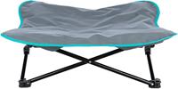 TRIXIE Campingbed voor honden, 69 × 20 × 69 cm, donkergrijs/benzine - 28215