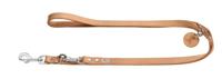 Verstelbare Hondenriem Lichtbruin Leer