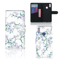 Huawei Y7 (2019) Uniek Hoesje Blossom White - thumbnail