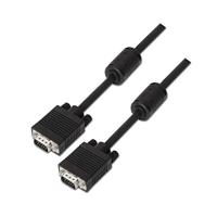 Aisens A113 – 0071 – 1,8 m (SVGA-kabel met ferriet voor monitor, tv en projector) zwart