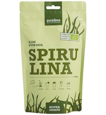 Purasana Purasana Spirulina Poeder India Biologisch (200g) Purasana Purasana Spirulina Poeder India Biologisch (200g)