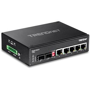 Trendnet TI-G62 netwerk-switch Unmanaged L2 Gigabit Ethernet (10/100/1000) Zwart