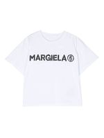 MM6 Maison Margiela Kids t-shirt en coton à logo imprimé - Blanc