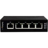 StarTech.com 5-poorts onbeheerde industriële gigabit Ethernet switch op een DIN-rail / wand monteer - thumbnail