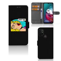 Motorola Moto G10 | G20 | G30 Wallet Case met Pasjes Popart Oh Yes