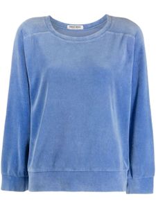 Giorgio Armani Pre-Owned sweat à fini texturé (années 1980) - Bleu