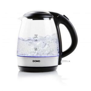 Domo DO9218WK waterkoker 1,2 l 2200 W Zwart, Zilver