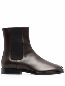 Maison Margiela bottines chelsea Tabi en cuir - Marron