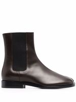 Maison Margiela bottines chelsea Tabi en cuir - Marron