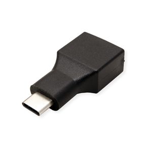 VALUE 12.99.9030 tussenstuk voor kabels USB Type C USB Type A Zwart