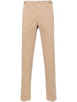 Incotex tapered-leg trousers - Marron