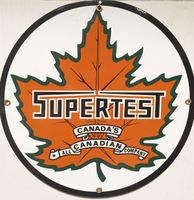 Supertest Petroleum Canada Emaille Bord 12" / 30 cm - thumbnail