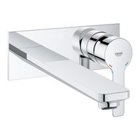 GROHE Lineare New waterbesparende afbouwdeel inbouw wandkraan L-size met uitloop 20.7cm chroom 23444001