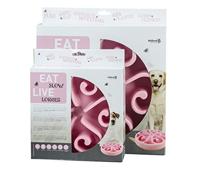 Eat Slow Live Longer Original Voerbak L/XL - Ø30 cm - Anti schrokbak hond – Slowfeeder hond – Anti-slip – Geschikt voor grote honden - Roze