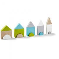 Haba stapelblokken torenstad 22 cm junior hout 15 delig