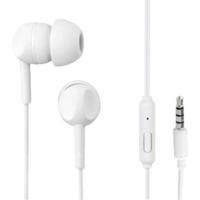 Thomson EAR3005W INEAR OHRHOERER In Ear oordopjes Kabel Wit Noise Cancelling Headset - thumbnail