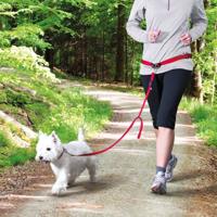 TRIXIE Hondenlijn met heupriem S/M rood