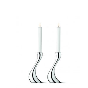 Georg Jensen Cobra Kaarsenstandaard medium, per 2