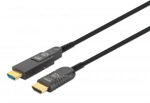 Manhattan 355513 HDMI-kabel HDMI Aansluitkabel HDMI-A-stekker, HDMI-micro-D-stekker 20 m Zwart 4K UHD