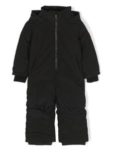 Canada Goose Kids logo-patch hooded tracksuit - Noir