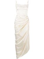 Jacquemus La Saudade Longue Brodée maxi dress - Blanc - thumbnail