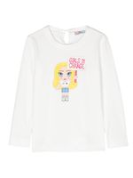 Chiara Ferragni Kids haut à imprimé graphique - Blanc