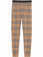 Burberry legging à motif Vintage Check - Marron