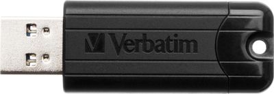 Verbatim Pin Stripe 3.0 USB-stick 128 GB Zwart 49319 USB 3.2 Gen 1 (USB 3.0)