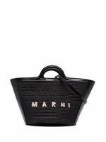 Marni petit sac cabas Tropicalia - Noir