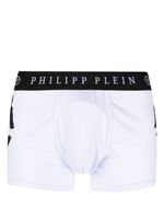 Philipp Plein boxer à logo imprimé - Blanc - thumbnail