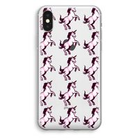 Musketon Unicorn: iPhone X Transparant Hoesje