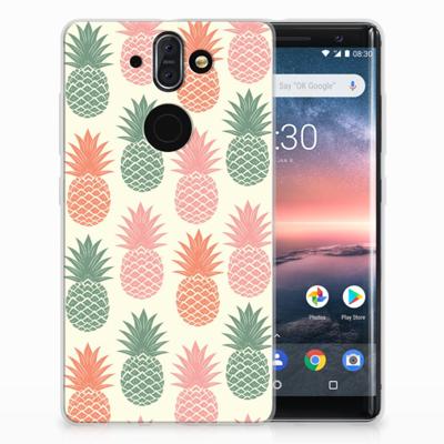 Nokia 9 | 8 Sirocco Siliconen Case Ananas