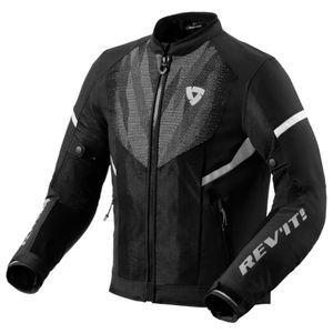 REV'IT! Hyperspeed 2 GT Air jacket, Doorwaai motorjas heren, Zwart Wit