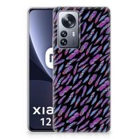 Xiaomi 12 Pro TPU bumper Feathers Color - thumbnail