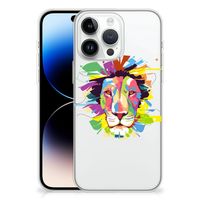 iPhone 14 Pro Max Telefoonhoesje met Naam Lion Color - thumbnail