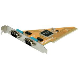 VALUE PCI-kaart, 2 ports Serieel RS232, D-Sub 9