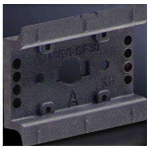 Rittal SV 9342.930 DIN-rail OM-adapter Geperforeerd Polyamide 5 stuk(s)