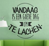 Tekst sticker goede dag motivatie - thumbnail