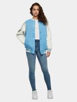 Karl Kani / Baseball jack Small Retro Chest Kani Life College in blauw