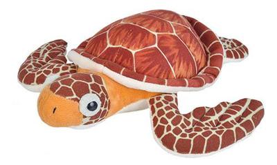 Wild Republic knuffel schildpad junior 30 cm pluche bruin Wild Republic knuffel schildpad junior 30 cm pluche bruin