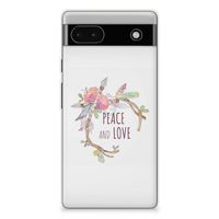 Google Pixel 6A Telefoonhoesje met Naam Boho Text