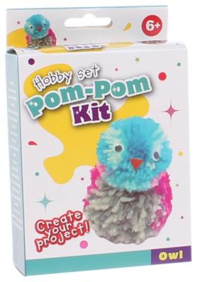 Free and Easy pom-pom set uil 14 cm multicolor Free and Easy pom-pom set uil 14 cm multicolor