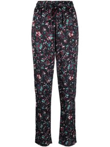 MARANT ÉTOILE pantalon à fleurs en all over - Noir