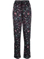 MARANT ÉTOILE pantalon à fleurs en all over - Noir - thumbnail