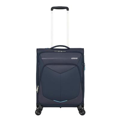American Tourister Summerfunk Spinner 55 Expandable navy Zachte koffer American Tourister Summerfunk Spinner 55 Expandable navy Zachte koffer