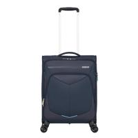 American Tourister Summerfunk Spinner 55 Expandable navy Zachte koffer
