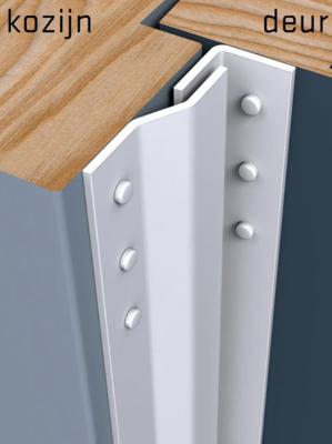 Secustrip plus bi voordeur 2500mm wit