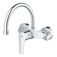 GROHE Eurosmart Keukenkraan - hoog - draaibare uitloop - inbouw - chroom 32482003 - thumbnail