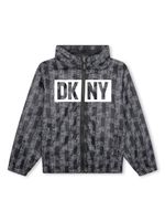 Dkny Kids veste à logo imprimé - Noir