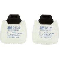 3M D3125 Partikelfilter 2 stuk(s)